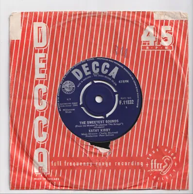 (nZ650) Kathy Kirby The Sweetest Sounds - 1964 - 7  Vinyl • £2.99