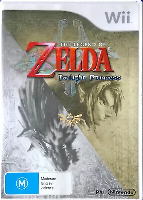 Nintendo Wii The Legend Of Zelda Twilight Princess PAL Complete With Manual VGC • $24.95