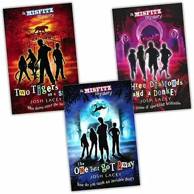 Josh Lacey Misfitz Mysteries - 3 Books Set • £23.99