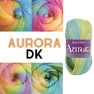 Aurora DK 100g - James C Brett - Yarn/Wool For Knitting And Crochet • £3.49