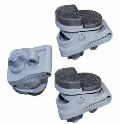 3 X Caravan Clamp On Awning Bracket Pads Isabella Kampa Bradcot Dorema 649503 X3 • £9.95