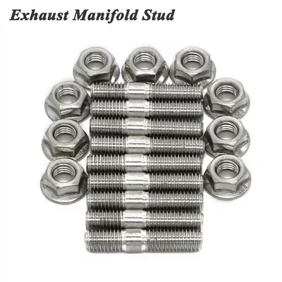 9X For Honda Acura Stainless Exhaust Manifold Stud B / D Series Civic Integra V3 • $8.99