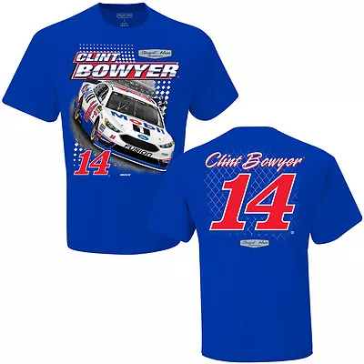 Clint Bowyer Checkered Flag Sports #14 Mobil 1 Spoiler Tee FREE SHIP! • $24.99