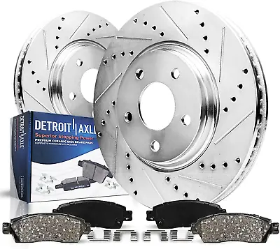 - Front Brake Kit For Mazda 3 5 Drilled And Slotted Brake Rotors Ceramic Brakes  • $142.99