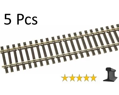 Peco N Scale ~ Code 80 Flexible Flex Track With Wood Ties ~ 5 Pieces ~ SL-300-5 • $37.23