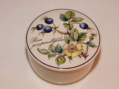 Villeroy & Boch Porcelian Rose Rosa Botanica Covered Candy Trinket Jewelry Box • $26.99