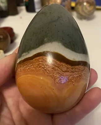 Stunning Polychrome Jasper Egg • £25