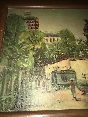 Maurice Utrillo - Streets Of Montmartre - Lithograph - Print - Art - Signed • $52