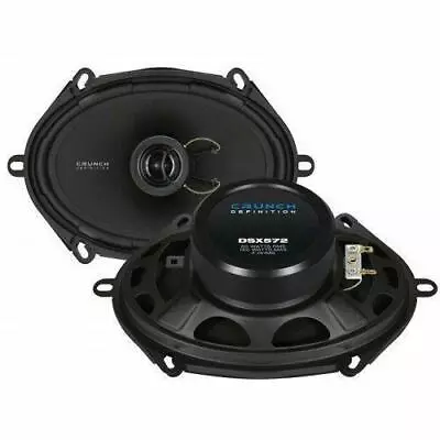 $78.10 • Buy Crunch DSX572 5x7 2 Way Coax 15 X 20 CM Speaker DSX572 80/160 W 1Paar New