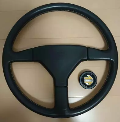 Mazda Miata Eunos MX-5 MX5 Roadster Leather MOMO Steering Wheel With Horn Button • $308.55