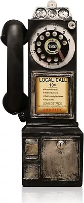 Vintage Telephone Model - L 3.74  X W 2.95  X H11.4 Antique Landline BlackNEW • $40.89