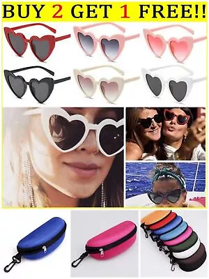 Portable Large Zipper Eye Glasses Sunglasses Hard Case Box Protector Hold Gift • £3.99