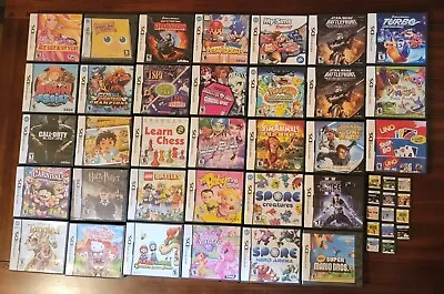 Nintendo DS Games! You Choose From Large Selection Lot Buy More And Save Tested • $13.99