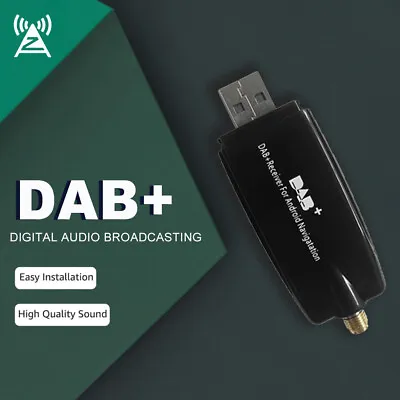 DAB+ Digital Radio Receiver USB Adapter Antenna For Android Car Radio Stereo UK • £23.99