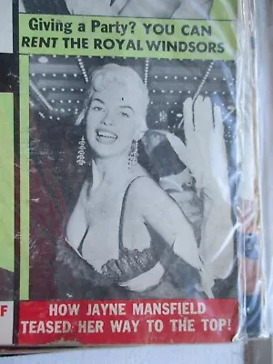 Jane Mansfield Martha Raye Phil Silvers Kinsey Inside Story Magazine April 1957  • $13.72