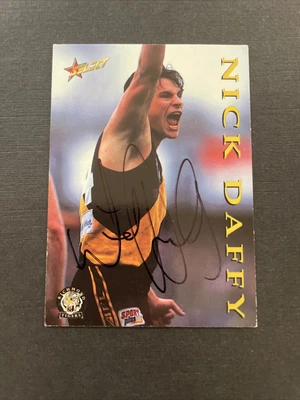 $8 • Buy 1995 Select Nick Daffy Richmond Personally Signed Card In Mint Condition