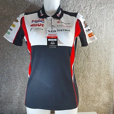 LCR Honda MotoGP Racing Official Ladies Polo Shirt Genuine Size M Nakagami • £7.99