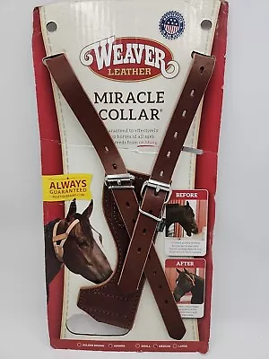 NEW Weaver Leather Medium Miracle Collar Havana. Dark Oil • $48.99