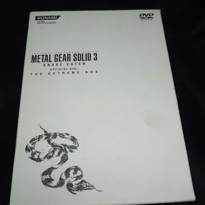 Metal Gear Solid 3 Snake Eater Official DVD The Extreme Box W/KUBRICK Booklet • $107.44