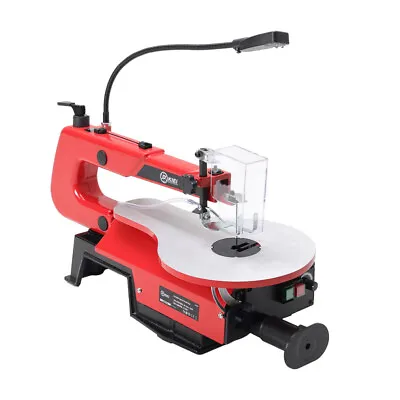 16  Variable Speed Scroll Fret Saw 125W With Blade LED Lamp Dust Blower 405mm UK • £129.95