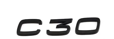 For VOLVO C30 Rear Boot Trunk Emblem Sticker Letter Badge Matte Black • $19.95