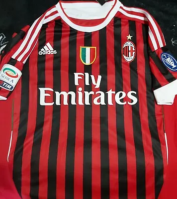 $172.50 • Buy Zlatan Ibrahimovic Signed Ac Milan 2011/2012  Jersey + Coa