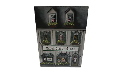 Vintage Brandywine Collectables Cross Stitch  Stuff  Building   Shelf Sitter • $7.95