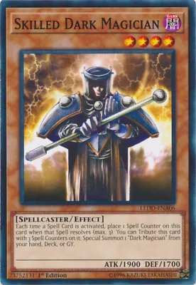 Skilled Dark Magician Common Legendary Dragon Decks Yugioh Card • $4.95