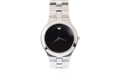 Movado 0605023 Juro Black Dial Stainless Steel Watch • $230.30