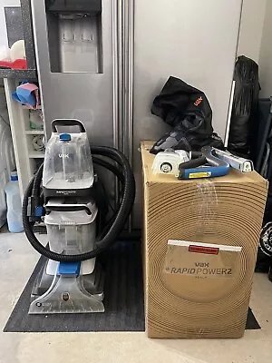 £100 • Buy Vax CDCW-RPXLR Upright Carpet Cleaner Rapid Power 2 Reach Blue & Grey