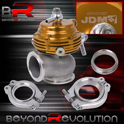 35mm 38mm Gold Top Steel Turbocharger Compact External Waste Gate Manifold Vband • $36.99