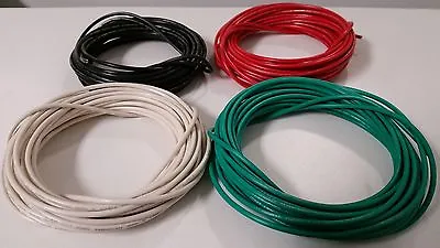 Mtw 10 Gauge Wire White Green Red & Black  Primary Awg Stranded Copper  25' Ea • $48.92