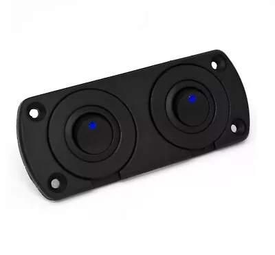 $10.36 • Buy Car Marine Boat 2 Gang Waterproof Circuit Rocker Switch Panel Breaker