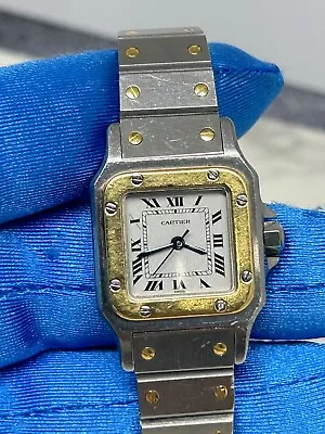 Vintage Cartier Santos Galbee Watch Steel And Gold - W20012C4 • $1200