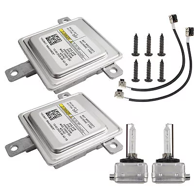 2x Xenon Ballast & Bulb HID Light Control Unit Module FOR 2010-2015 Audi Q7 • $90