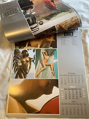 £15.99 • Buy Large Vintage Marlboro  1983  Glamour Poster Girls Nude Naked Calendar