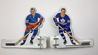 2 Vintage Hockey Table Player Metal New York Rangers Toronto Maple Leaf NHL Z128 • $32.50