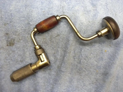 $31 • Buy Vintage Millers Falls No.733 H.D. 8  Ratcheting Brace Ready For Work