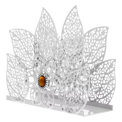 Desktop Flower Napkin Holder Tissue Dispenser For Dining Table-SG • £8.48