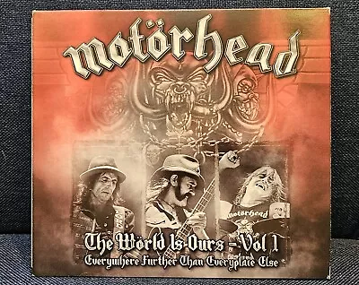 MOTORHEAD World Is Ours  Vol. 1  JUDAS PRIEST  IRON MAIDEN  METALLICA  CD/DVD • $4.99