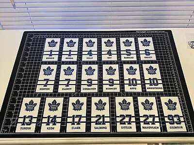 3 SIZES - Toronto Maple Leafs Custom Retired Player Number Arena DECAL Banners • $45