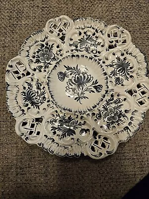 9  Blue/white Decorative  Ceramic Wall  Plate/made In Italy • $22