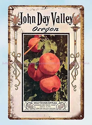John Day Valley Vintage Poster Metal Tin Sign Country Kitchen Decor • $15.83