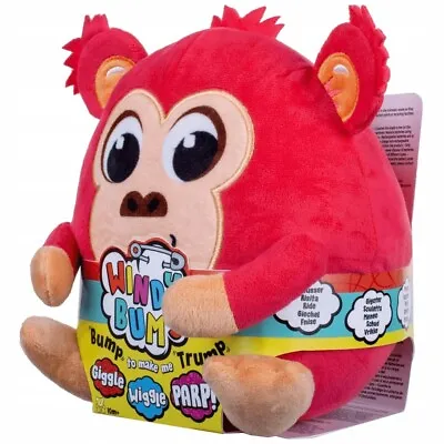 Windy Bums Monkey Cheeky Farting Plush Toy   Parps Wiggles And Giggles • £17.95