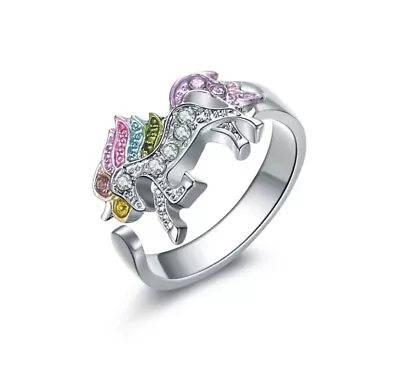 Silver Unicorn Ring S925 Adjustable UNICORN RING • £5.99