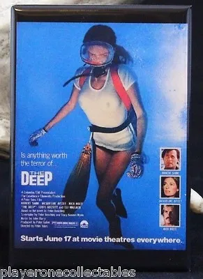 The Deep Movie Poster - 2  X 3  Fridge / Locker Magnet. Jacqueline Bisset • $6.39