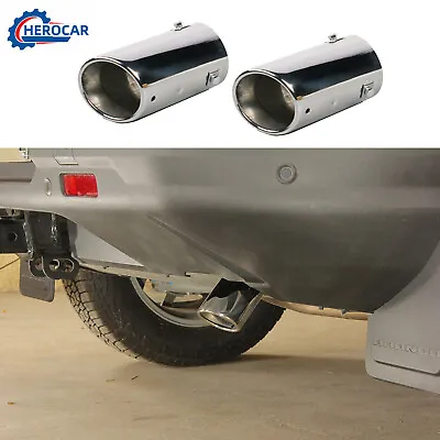 2Pcs Car Exhaust Pipe Tip Straight Rear Tail Throat For Ford Bronco Sport 21-23 • $27.99