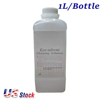 USA Compatible ECO Ink Cleaning Solution 1L/Bottle For Solvent Ink Printers • $28.48