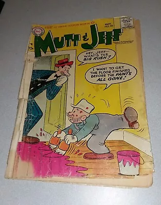 MUTT & JEFF #98 DC 1957 ART BY AL SMITH And Golden Age Comics Strip Cartoon Art • $15.62