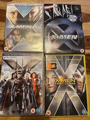 X-Men / 2 / Last Stand /First Class Marvel 4 DVDs Job Lot Collection 4 Films VGC • £4.99